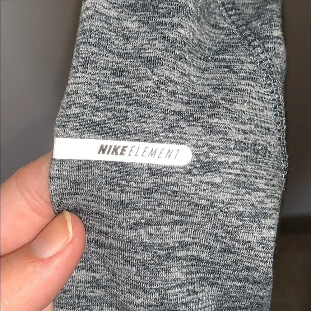 Nike element 3/4 gray zip-up jacket, size XS.